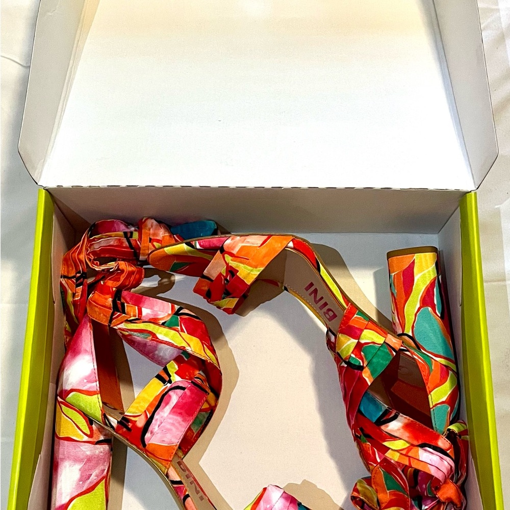 Gianni Bini Colorful Strappy Heels